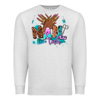 Oatmeal Heather nail tech Premium Sweatshirt - AdoDesignShop