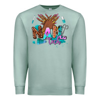 Seafoam nail tech Premium Sweatshirt - AdoDesignShop