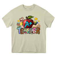 Mossy a teacher Heavy Core Tee - NancyCooperArtShop
