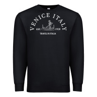 Black venice italy Premium Sweatshirt - maiPhamDesign