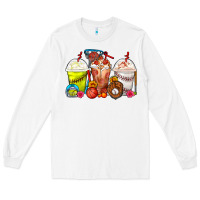 White Softball Basketball Baseball Sports Coffee Cups Long Sleeve Tee - FaDigitalArtStudio