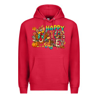 Cardinal Happy Turkey Day Premium Hoodie - CowhideDigitalArt