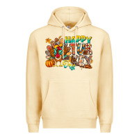 Pina Colada Happy Turkey Day Premium Hoodie - CowhideDigitalArt