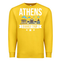 Lemon Athens Greece City Trip Skyline Map Travel Premium Sweatshirt - maiPhamDesign