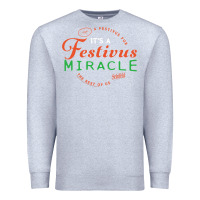 Heather Grey Seinfeld It's A Festivus Miracle Premium Sweatshirt - maiPhamDesign