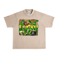 French Oak All you need is coffee and lucky St. Patrick's Urban Heavy Tee - HowdyJamesFarm