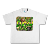 Lunar Rock All you need is coffee and lucky St. Patrick's Urban Heavy Tee - HowdyJamesFarm