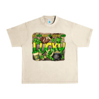Sandshell All you need is coffee and lucky St. Patrick's Urban Heavy Tee - HowdyJamesFarm