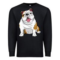 Black ENGLISH BULLDOGS Awesome Funny Bulldog Pups Dogs Premium Sweatshirt - maiPhamDesign