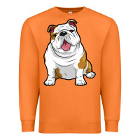 Carrot ENGLISH BULLDOGS Awesome Funny Bulldog Pups Dogs Premium Sweatshirt - maiPhamDesign