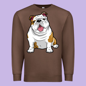 English Bulldogs Awesome Funny Bulldog Pups Dogs Premium Sweatshirt Designed By Maiphamdesign
