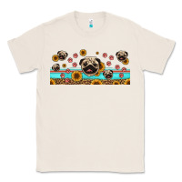 Natural western pug dogs Classic Tee - Jasminsmagicworld