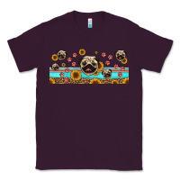 Plum western pug dogs Classic Tee - Jasminsmagicworld
