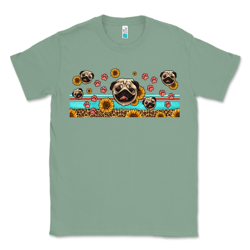 Western Pug Dogs Classic Tee by Jasminsmagicworld | Teevron