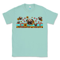 Seafoam western pug dogs Classic Tee - Jasminsmagicworld