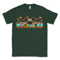 Sports Green western pug dogs Classic Tee - Jasminsmagicworld