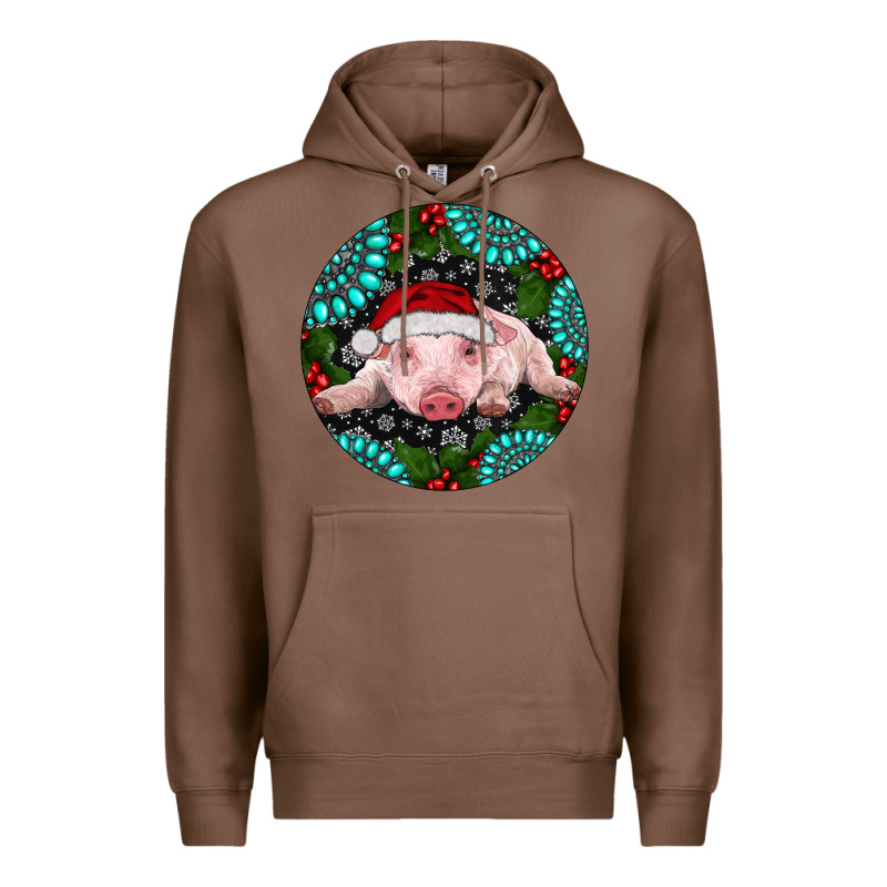 Baby Pig Christmas Premium Hoodie by RanaPortraitStore | Teevron