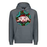 Rock Baby Pig Christmas Premium Hoodie - RanaPortraitStore