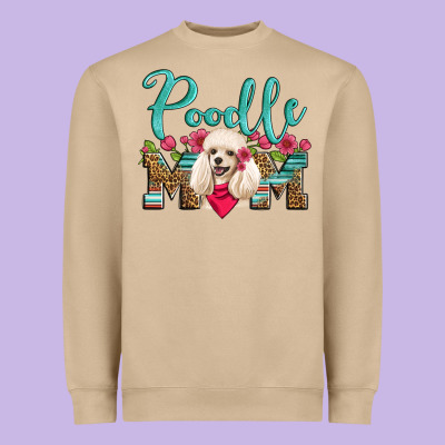 Poodle Mom Heavyweight Sweatshirt Designed By Artiststas