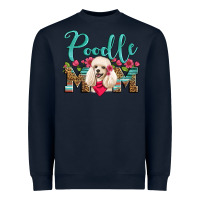 Navy poodle mom Heavyweight Sweatshirt - Artiststas