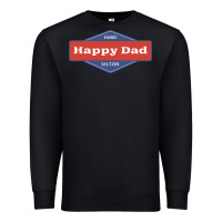 Black happy dad hard seltzer Premium Sweatshirt - maiPhamDesign