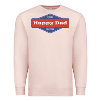 Pale Pink happy dad hard seltzer Premium Sweatshirt - maiPhamDesign