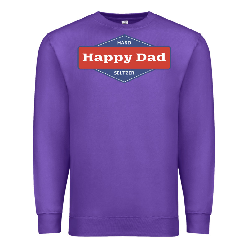 Happy Dad Hard Seltzer Premium Sweatshirt by maiPhamDesign | Teevron