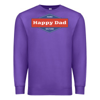 Purple happy dad hard seltzer Premium Sweatshirt - maiPhamDesign