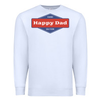 White happy dad hard seltzer Premium Sweatshirt - maiPhamDesign