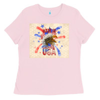 Bubblegum Pink made in the usa Ladies Tee - TumblerDesignByShophia