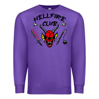 Purple hellfire club   strangerthings Premium Sweatshirt - maiPhamDesign