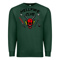 Sports Green hellfire club   strangerthings Premium Sweatshirt - maiPhamDesign