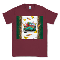 Burgundy back to school truck Classic Tee - TumblerDesignByShophia