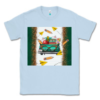 Dusty Blue back to school truck Classic Tee - TumblerDesignByShophia