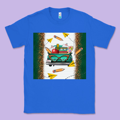 Back To School Truck Classic Tee Designed By Tumblerdesignbyshophia
