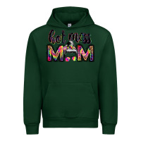 Forest Green hot mess mom messy bun Urban Hoodie - JahusDesignShop