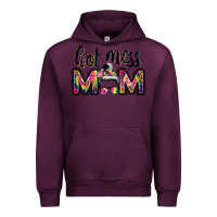 Mauve Wine hot mess mom messy bun Urban Hoodie - JahusDesignShop