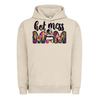 Pigment French Oak hot mess mom messy bun Urban Hoodie - JahusDesignShop