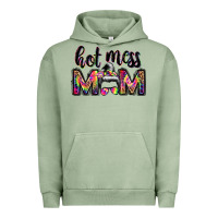 Pigment Oil Green hot mess mom messy bun Urban Hoodie - JahusDesignShop