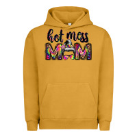 Pigment Peanut Butter hot mess mom messy bun Urban Hoodie - JahusDesignShop