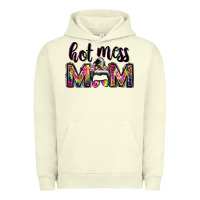Pigment Pistachio hot mess mom messy bun Urban Hoodie - JahusDesignShop