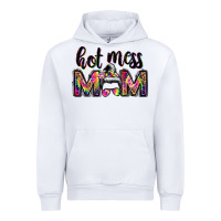 White hot mess mom messy bun Urban Hoodie - JahusDesignShop