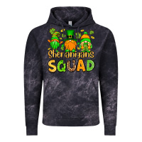 Cloud Black St. Patrick's Shenanigans squad gnomies Vintage Hoodie - OliviaCreatesArt