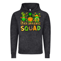 Vintage Black St. Patrick's Shenanigans squad gnomies Vintage Hoodie - OliviaCreatesArt