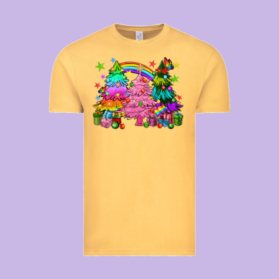 Pride Christmas Trees Vintage Tee Designed By Howdyjamesfarm