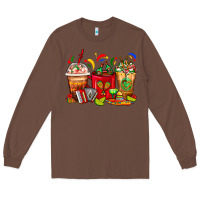 Chestnut Mexico Coffee Cups Long Sleeve Tee - FaDigitalArtStudio