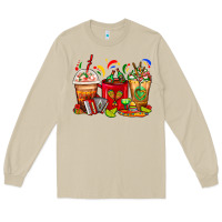Mushroom Mexico Coffee Cups Long Sleeve Tee - FaDigitalArtStudio
