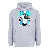 Heather Grey the rock power Heavyweight Hoodie - maiPhamDesign