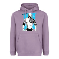 Lavender the rock power Heavyweight Hoodie - maiPhamDesign