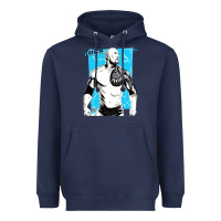 Navy the rock power Heavyweight Hoodie - maiPhamDesign